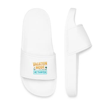 Mode vacances activé - Claquettes enfant - blanc - Devant