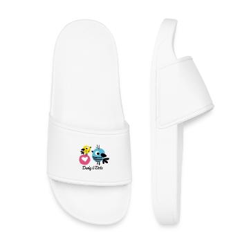 Dody und Dots- Mycolourdots - Kinder Badelatschen - Weiß - Vorne