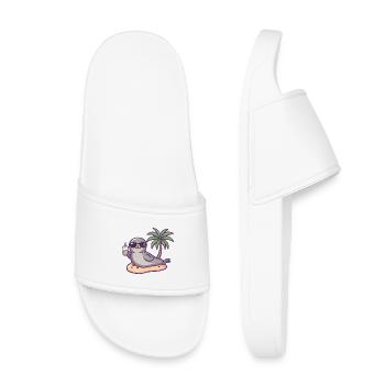 Seal Summer Holiday - Kids’ Pool Sliders - white - Front