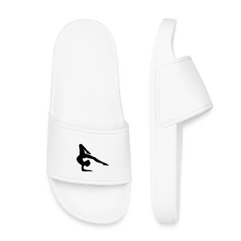 Gymnastic girl - Kids’ Pool Sliders - white - Front