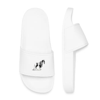 Gypsy Cob - Irish Cob - Pinto – Horse - Kids’ Pool Sliders - white - Front