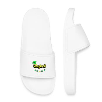 Chefkoch Design - Kinder Badelatschen - Weiß - Vorne