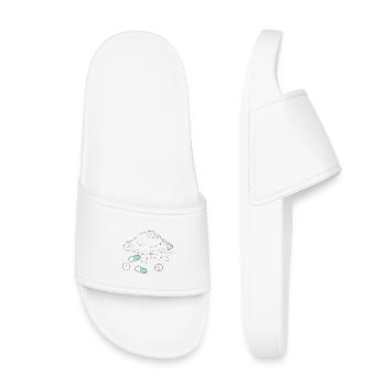 Complément alimentaire Pilules Poudre Comprimés - Claquettes enfant - blanc - Devant