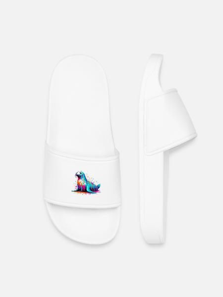 Phoque - Claquettes enfant - blanc