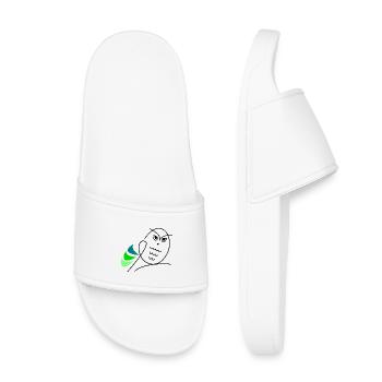 anniversaire. anniversaire décennie. humour. drôle - Claquettes enfant - blanc - Devant