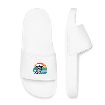 Koala ours avec lunettes de soleil Retro Surfers Koala - Claquettes enfant - blanc - Devant
