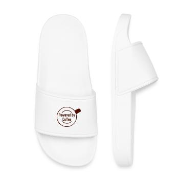 Alimenté par le café - Claquettes enfant - blanc - Devant