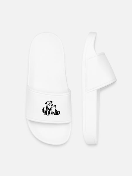 Animaux - Claquettes enfant - blanc