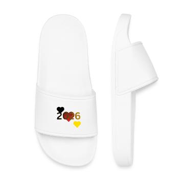 Fusion cardiaque 2026 - Claquettes enfant - blanc - Devant