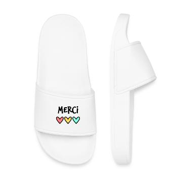 THANK YOU. MISTRESS. MASTER. THANK YOU MISTRESS - Kids’ Pool Sliders - white - Front