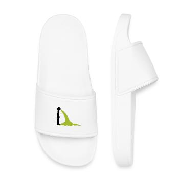 Drinking Motif - To Puke - Escalation and Crash - Kids’ Pool Sliders - white - Front