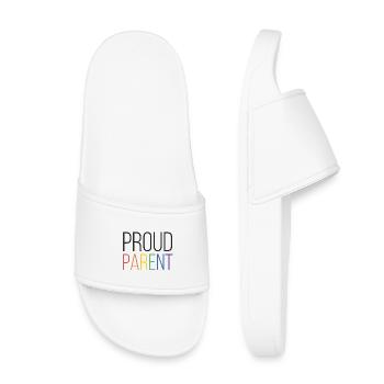 Mois de la fierté LGBTQ - Proud Parent - Claquettes enfant - blanc - Devant