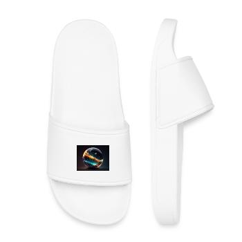Galactic Universe Globe - Kids’ Pool Sliders - white - Front