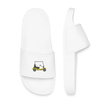 Voiturette de golf - Claquettes enfant - blanc - Devant