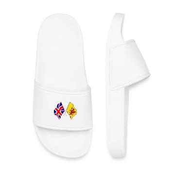 Somerset + Great Britain crossed - Kids’ Pool Sliders - white - Front