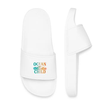 Enfant de l’océan - Claquettes enfant - blanc - Devant