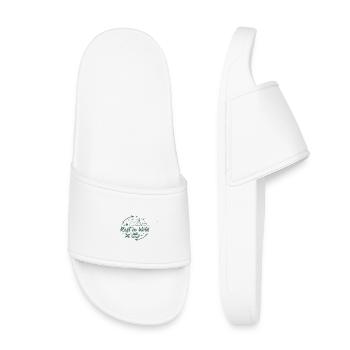 Rest in the Wild Outdoor Camping Design - Kinder Badelatschen - Weiß - Vorne
