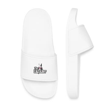 Le Père-Chat Papa Chat Propriétaire de Chat - Claquettes enfant - blanc - Devant