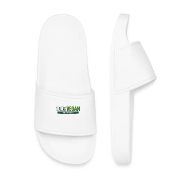 100% Vegan Zéro Cruauté - Claquettes enfant - blanc - Devant