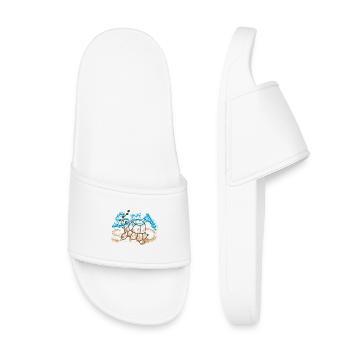 Turtle - Kids’ Pool Sliders - white - Front