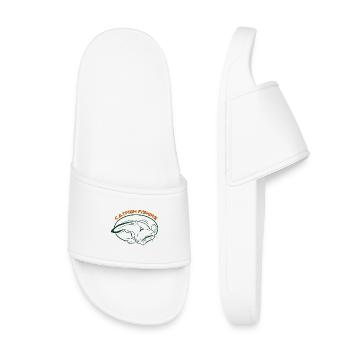 Fische_002_catfish_fishing_001 - Kids’ Pool Sliders - white - Front