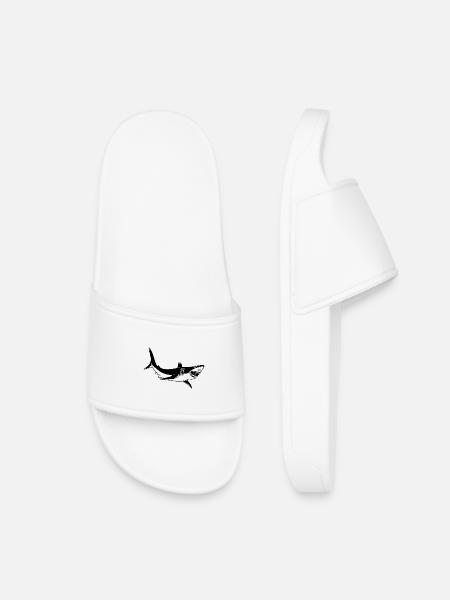 shark - Kids’ Pool Sliders - white