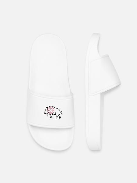 sanglier - Claquettes enfant - blanc