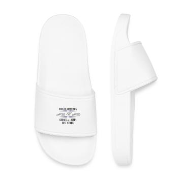 Galgos running - Kids’ Pool Sliders - white - Front