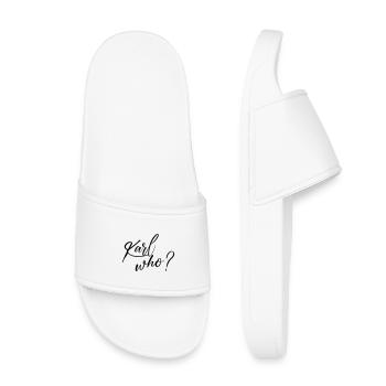 Karl qui ? - Claquettes enfant - blanc - Devant