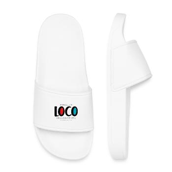 I'm crazy - Kids’ Pool Sliders - white - Front