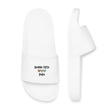 HAPPY FATHER'S DAY. DAD. FATHER'S DAY. FATHER - Kids’ Pool Sliders - white - Front