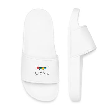 MOTHER'S DAY. HAPPY MOTHER'S DAY. MOM - Kids’ Pool Sliders - white - Front