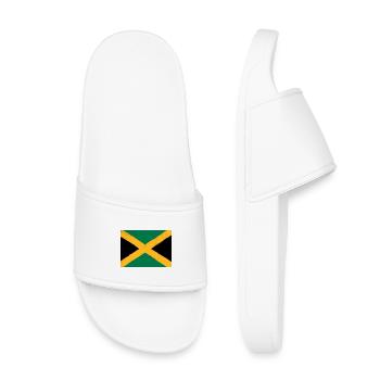 Flag of Jamaica - Kids’ Pool Sliders - white - Front