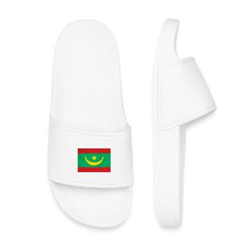 Drapeau de la Mauritanie - Claquettes enfant - blanc - Devant