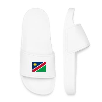 Drapeau de la Namibie - Claquettes enfant - blanc - Devant