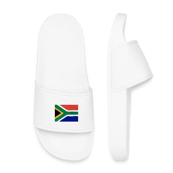 Drapeau de l’Afrique du Sud - Claquettes enfant - blanc - Devant