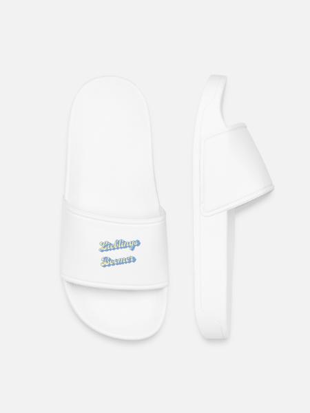 Favorite Boomer Retro Script - Kids’ Pool Sliders - white