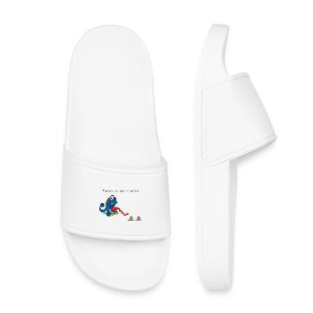 Training My Monsters - Kids’ Pool Sliders - white - Front
