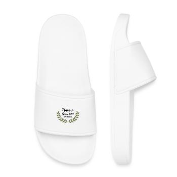 Unique depuis 1997 – Design vintage classique - Claquettes enfant - blanc - Devant