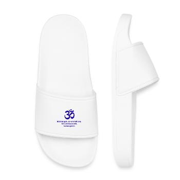 Om Symbol Self-Confidence Now - Kids’ Pool Sliders - white - Front
