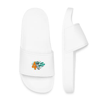 4e anniversaire de High Koala-Ty - Claquettes enfant - blanc - Devant