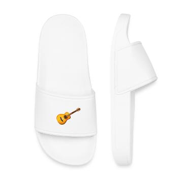 Gitarre - Kinder Badelatschen - Weiß - Vorne