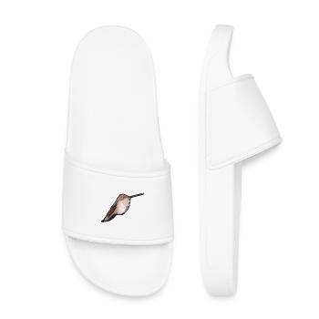 Hummingbird in the evening light - Kids’ Pool Sliders - white - Front