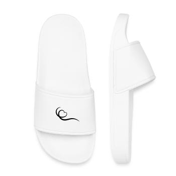 Coeur - Claquettes enfant - blanc - Devant
