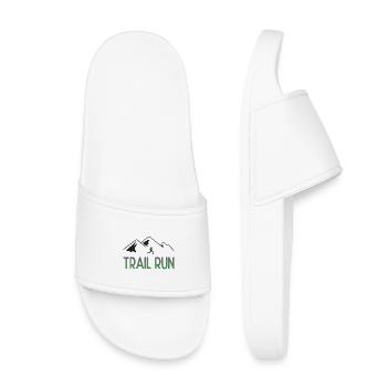 Trail Run - Kids’ Pool Sliders - white - Front