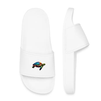 Tortue - Claquettes enfant - blanc - Devant