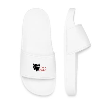 Couteau YANACAT Cat. Cuisine sucrée mais psychique - Claquettes enfant - blanc - Devant