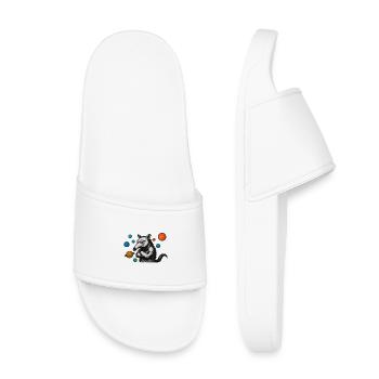 Fourmilier avec des planètes - Claquettes enfant - blanc - Devant