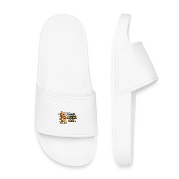 Aiguilles de poupée vaudou et cœur - Claquettes enfant - blanc - Devant