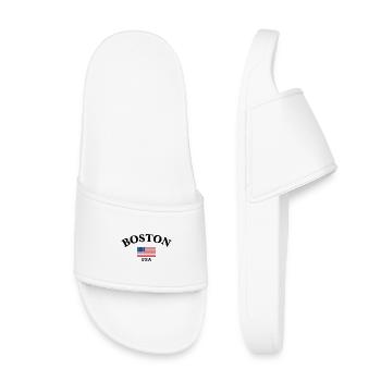 Boston, États-Unis - Claquettes enfant - blanc - Devant